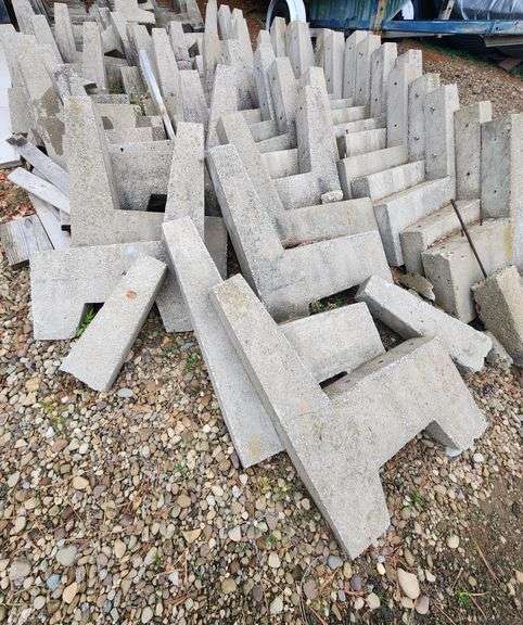 #38 - 100+/- CEMENT BENCH LEGS