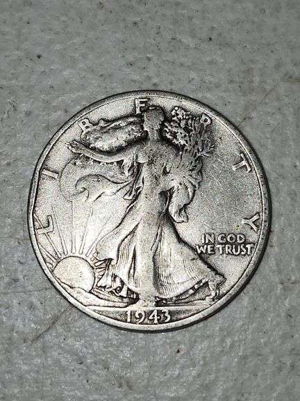 1943 S Mint Walking Liberty Half Dollar