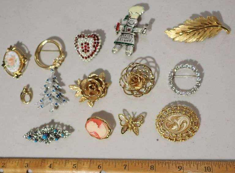 Collection of Brooches