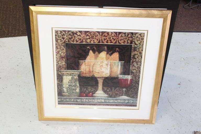 Framed Wine Print