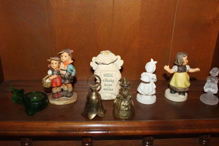 Hummel Figures, Brass Bells & Décor