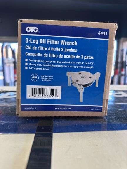 OTC 3-Leg Oil Filter Wrench (4441) NEW