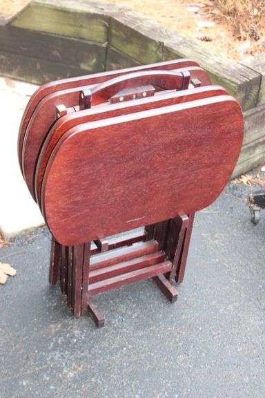 TV Tray Table Set