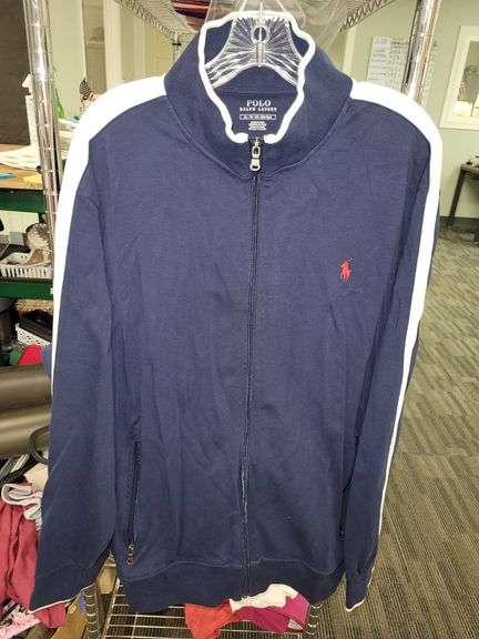 Two side zipper pockets; by Polo Ralph Lauren ...