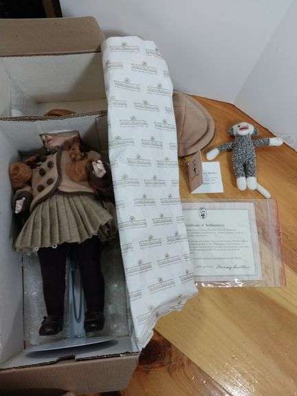 New Doll: Wendy Lawton Sarah's Sock Monkey Limited Edition #955/1500