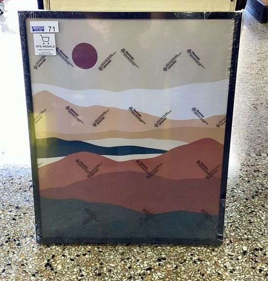 New in plastic 20”x24” Picture Frame Set of 3 - Black