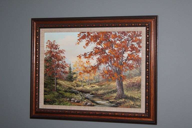 Ann Klaus Autumn Landscape Painting