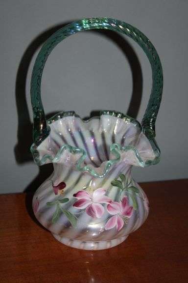 Fenton Glass Basket