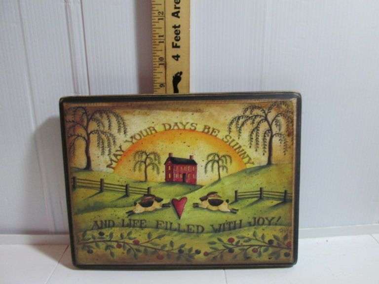 David May Your Days Be Sunny Wood Plaque 8.5"x11.5"
