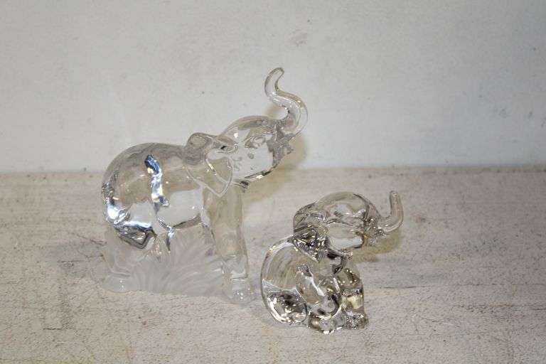 Lenox Crystal Elephants
