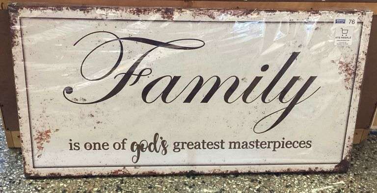 New Canvas Wall Art 20”x40” Family is one of god’s greatest masterpieces