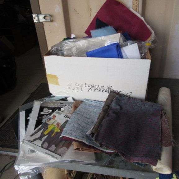 Assorted felt pieces, patterns, etc.