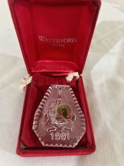 1991 Waterford Crystal Ornament
