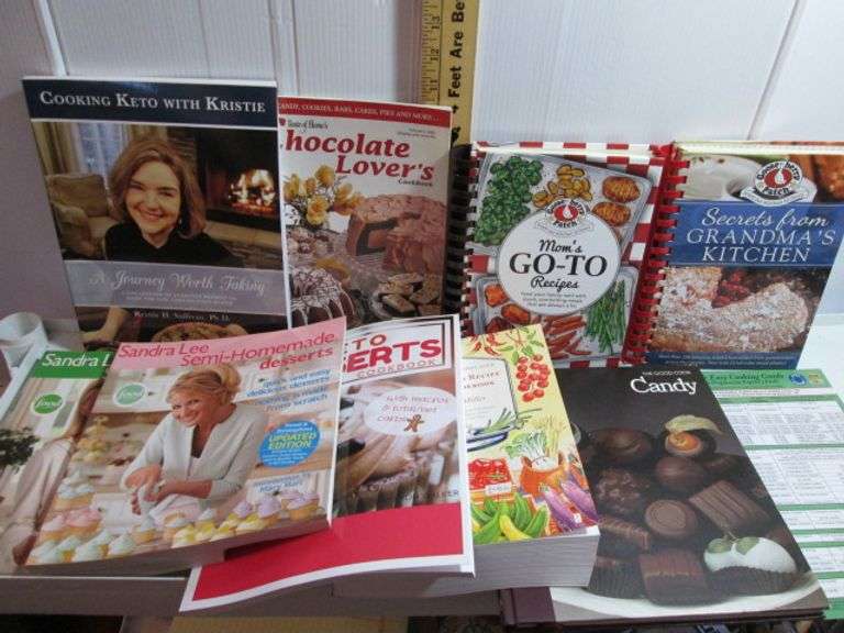 Cookbooks Gooseberry Patch, Sandra Lee Etc.