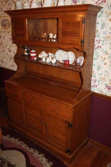 Ethan Allen American Traditions Buffet & Hutch