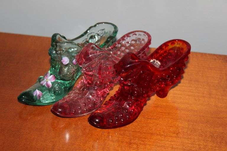 Fenton Glass Shoes