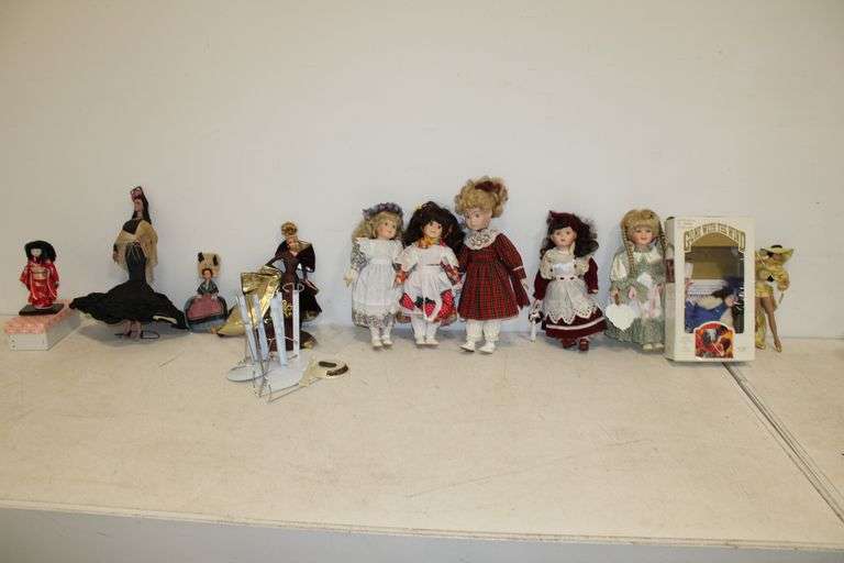 Porcelain & Barbie Dolls