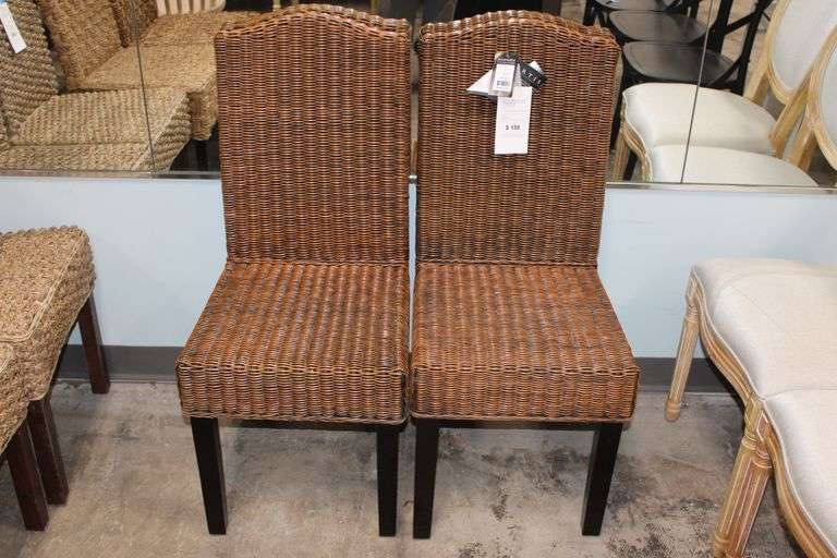 Safavieh Wicker Dining Chairs