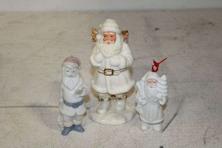 Lladro & Lenox China Santas