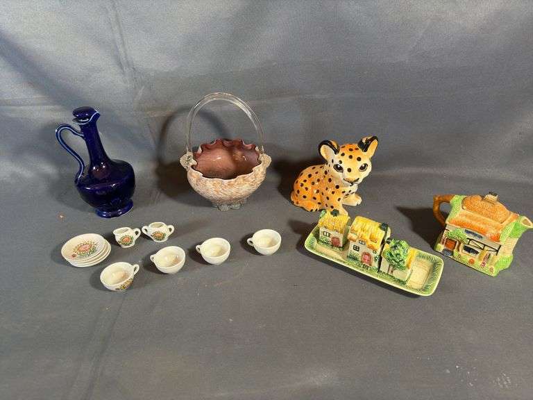 Tea Sets, Ruffled Bowl & More