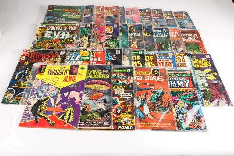 Mystery, Horror and Ghost Story Comic Books