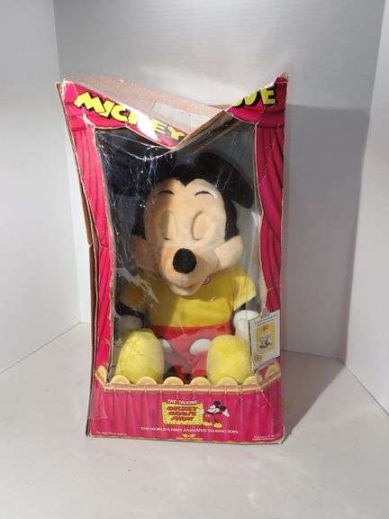 1986 Worlds Of Wonder Talking Mickey Mouse - OLD STOCK - never used