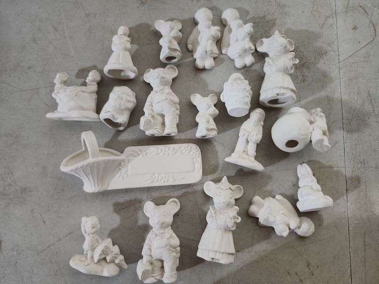 Unpainted Miniature Ceramics