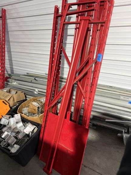Red Metal Racking