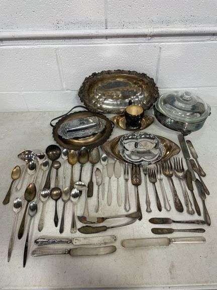 Silver plated dinner ware