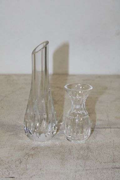 Baccarat & Waterford Vases