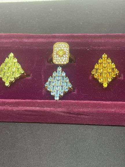 Sterling cocktails rings