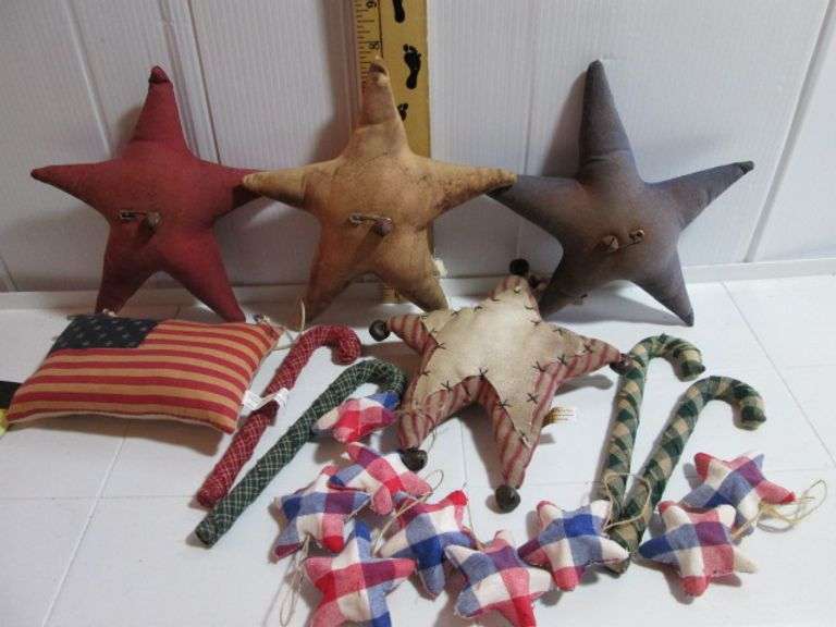 Americana Stars, Candy Canes, & Flag