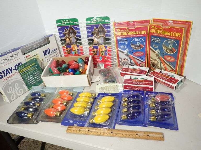 New Christmas Lights - New C-9 Bulbs - New Gutter Clips & More!