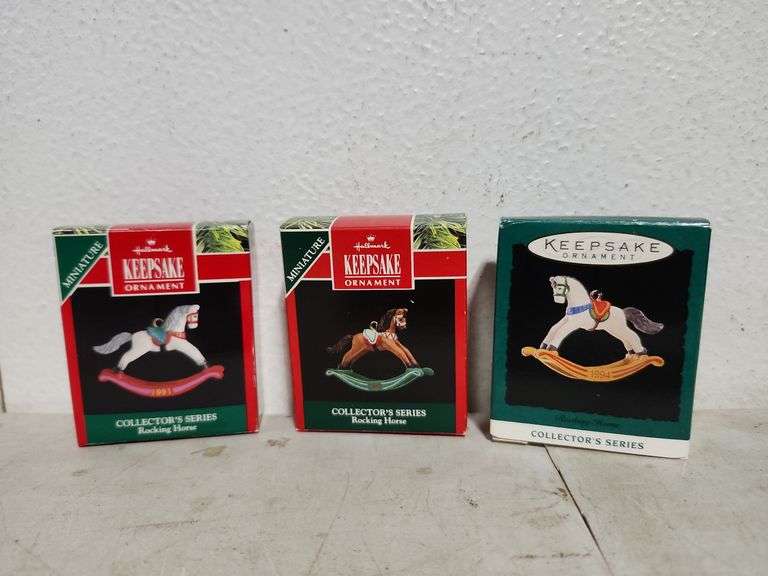 Hallmark Keepsake Miniature Rocking Horses