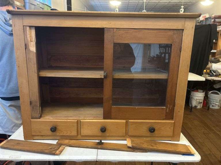 Antique Cabinet Top (AS-IS)