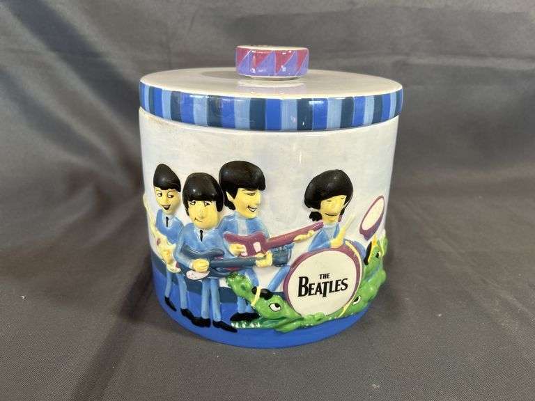 The Beatles Ceramic Cookie Jar