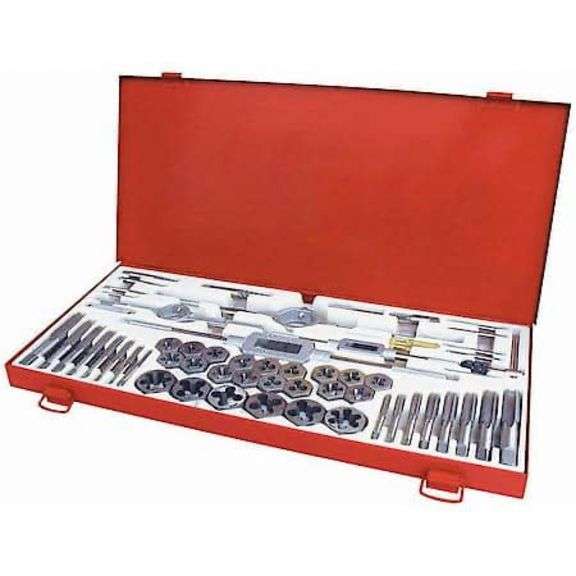 Century Drill & Tool Tap and Die, 58 Piece Fractional Set
Part # 98958 NEW IN BOX RETAIL $399.99