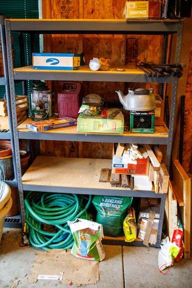 Sturdy Metal Storage Rack - Auction Ohio