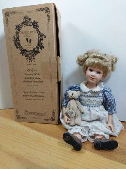 Boyd's Collection Doll: Yesterday's Child - Laura with TF Wuzzies