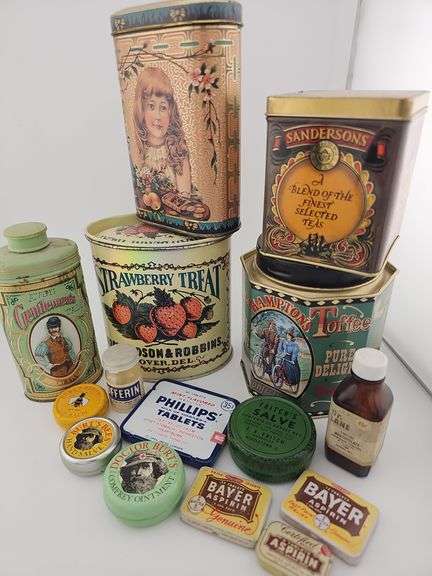 Vintage Tins / Tincture etc.