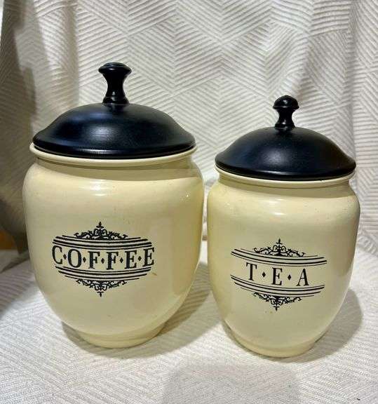 Two Metal Canisters