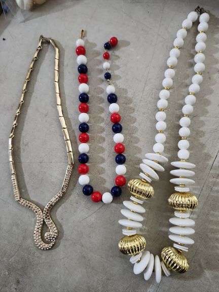 3 Vtg. Necklaces