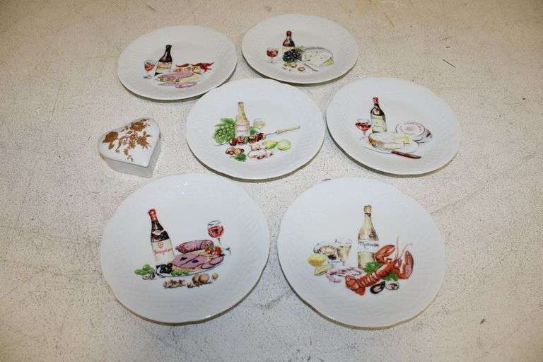 Phillippe Deshoulieres Limoges Plates