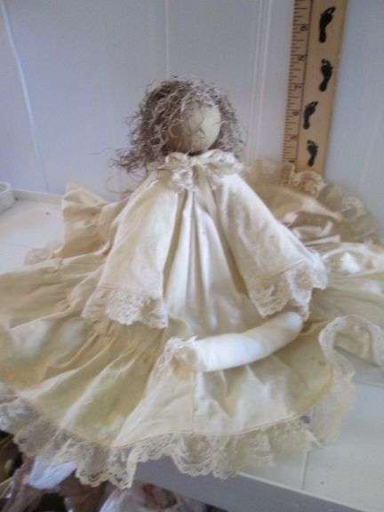 Vintage Cloth Angel Tree Topper