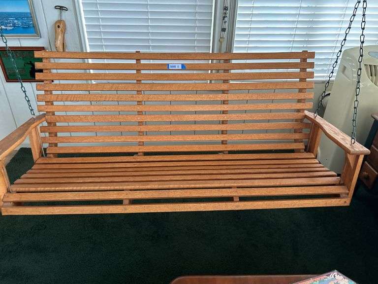 Oak Porch Swing
