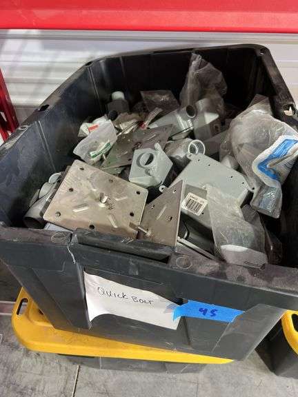 Totes of hardware