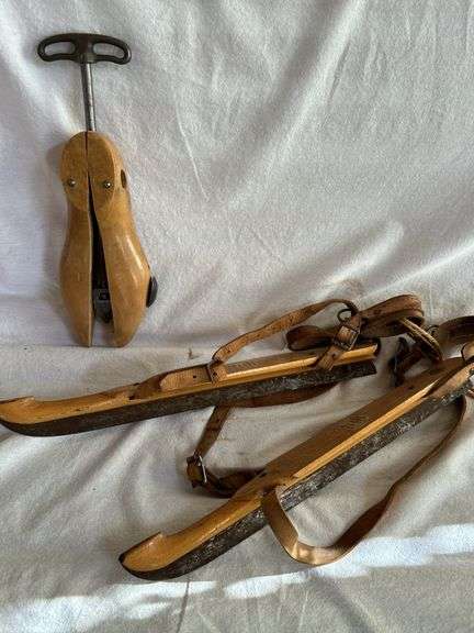 Antique Wooden Skates / Shoe Stretcher