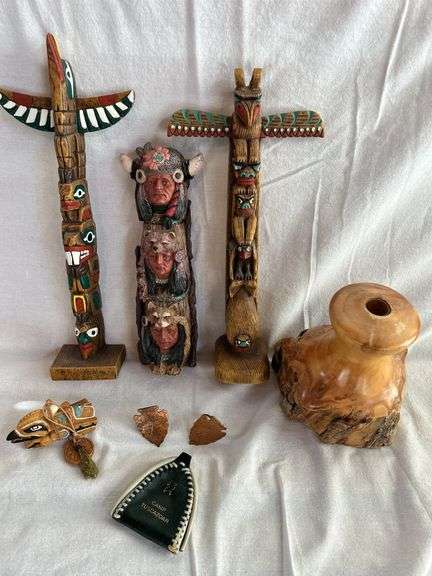 Totem Poles & Indian Head Rings