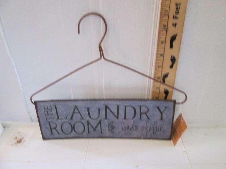 Metal Laundry Room Metal Sign