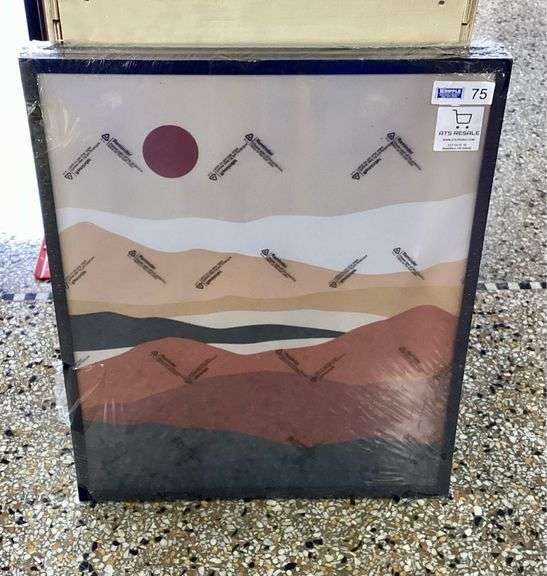 New in plastic 20”x24” Picture Frame Set of 3 - Black